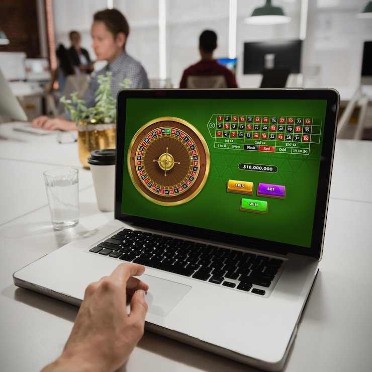 sorongtoto link Caribbean Stud Poker player interface with betting controls and dealer view